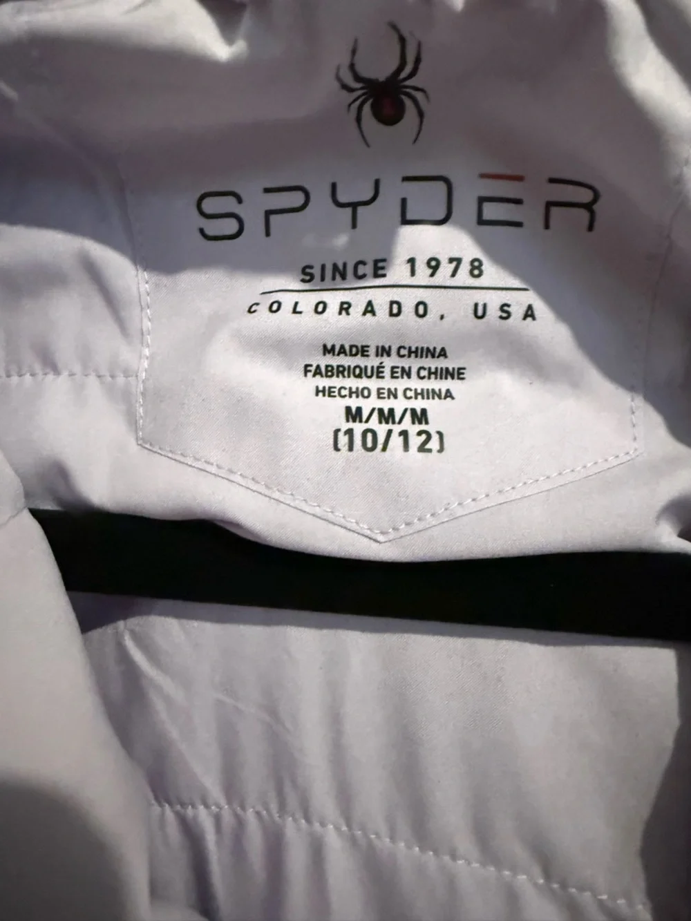 Spyder Girls Performance Jacket Size 10/12 (NWT)